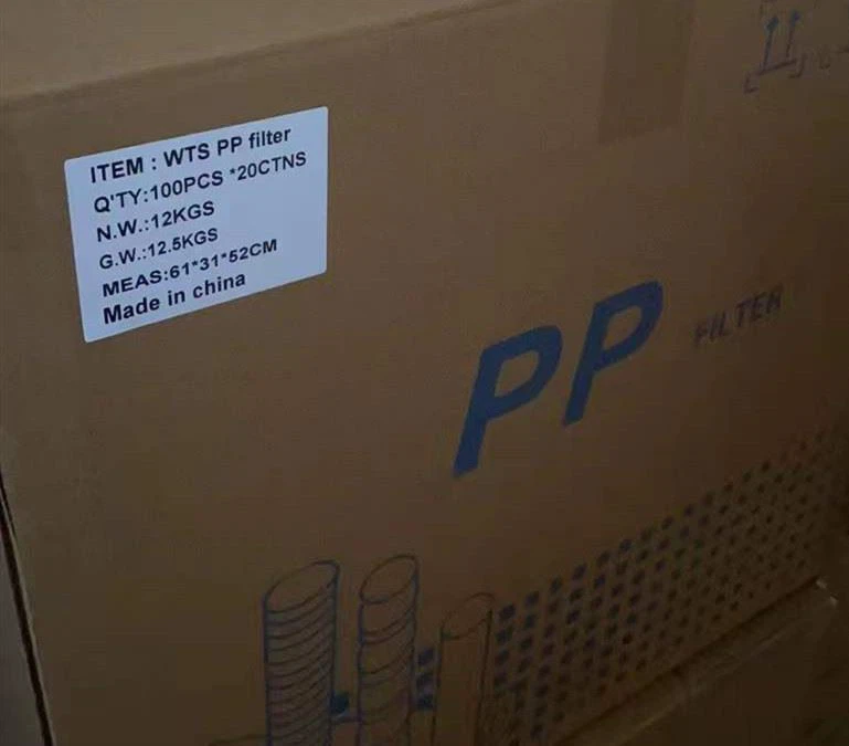 PPfilter packaging